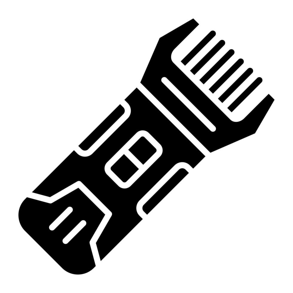 Trimmer Glyph Icon vector