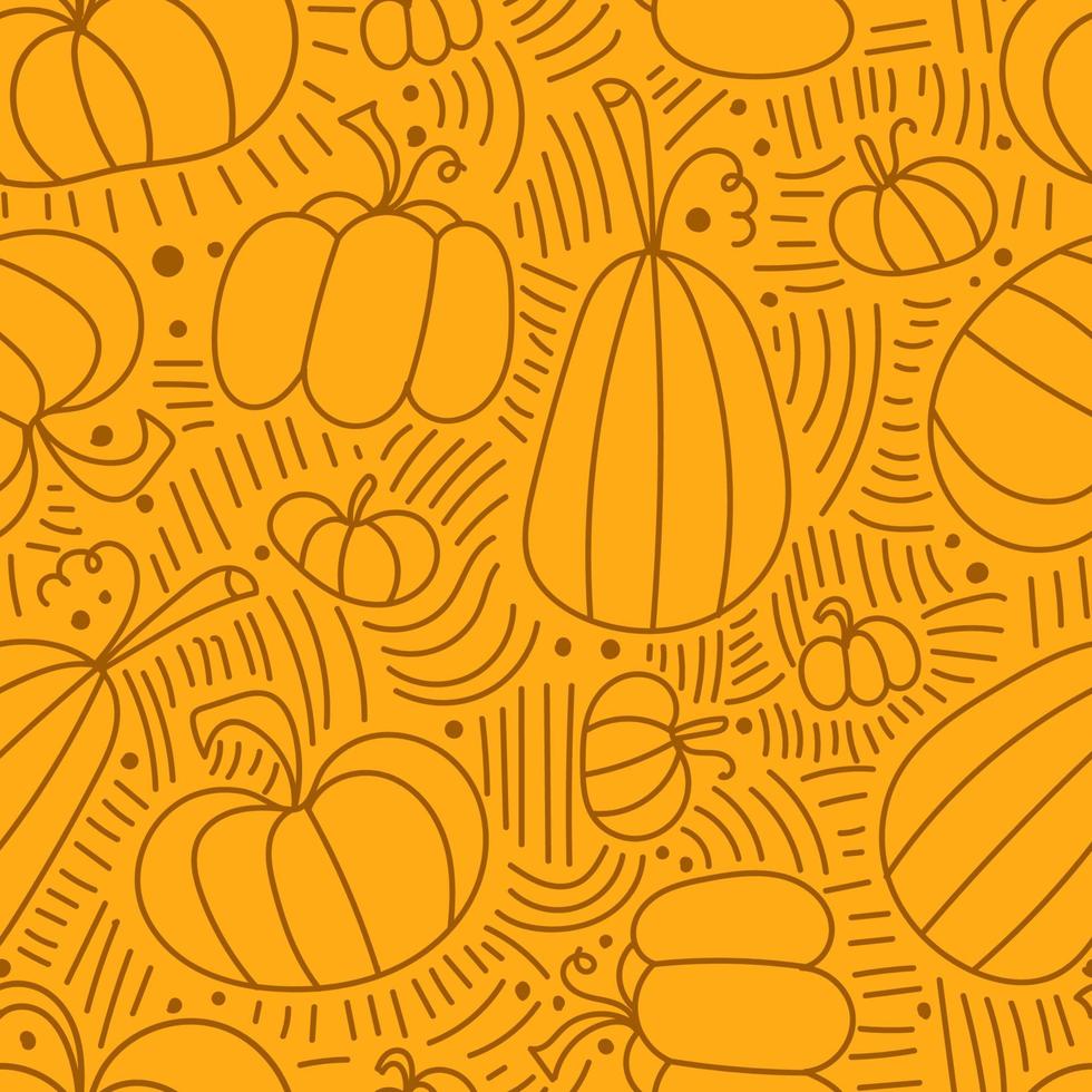 Seamless Pattern. Halloween - October 31. Hand-drawn doodle illustration. Trick or treat. Happy Halloween 2022. vector