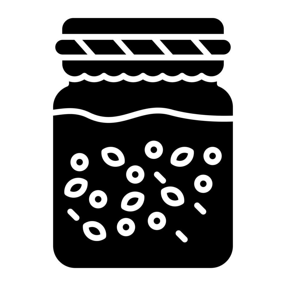 Ferment Glyph Icon vector