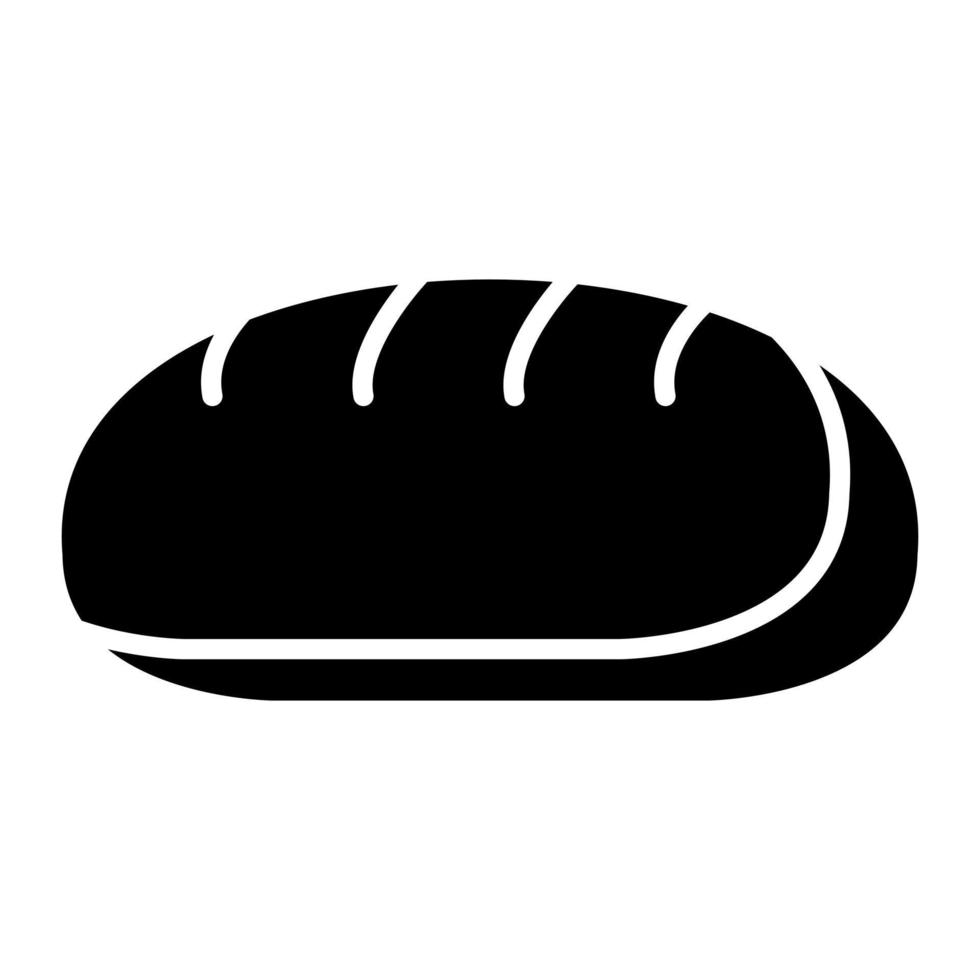 Baguette Glyph Icon vector