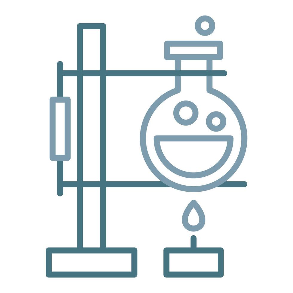 Experiment Line Two Color Icon vector