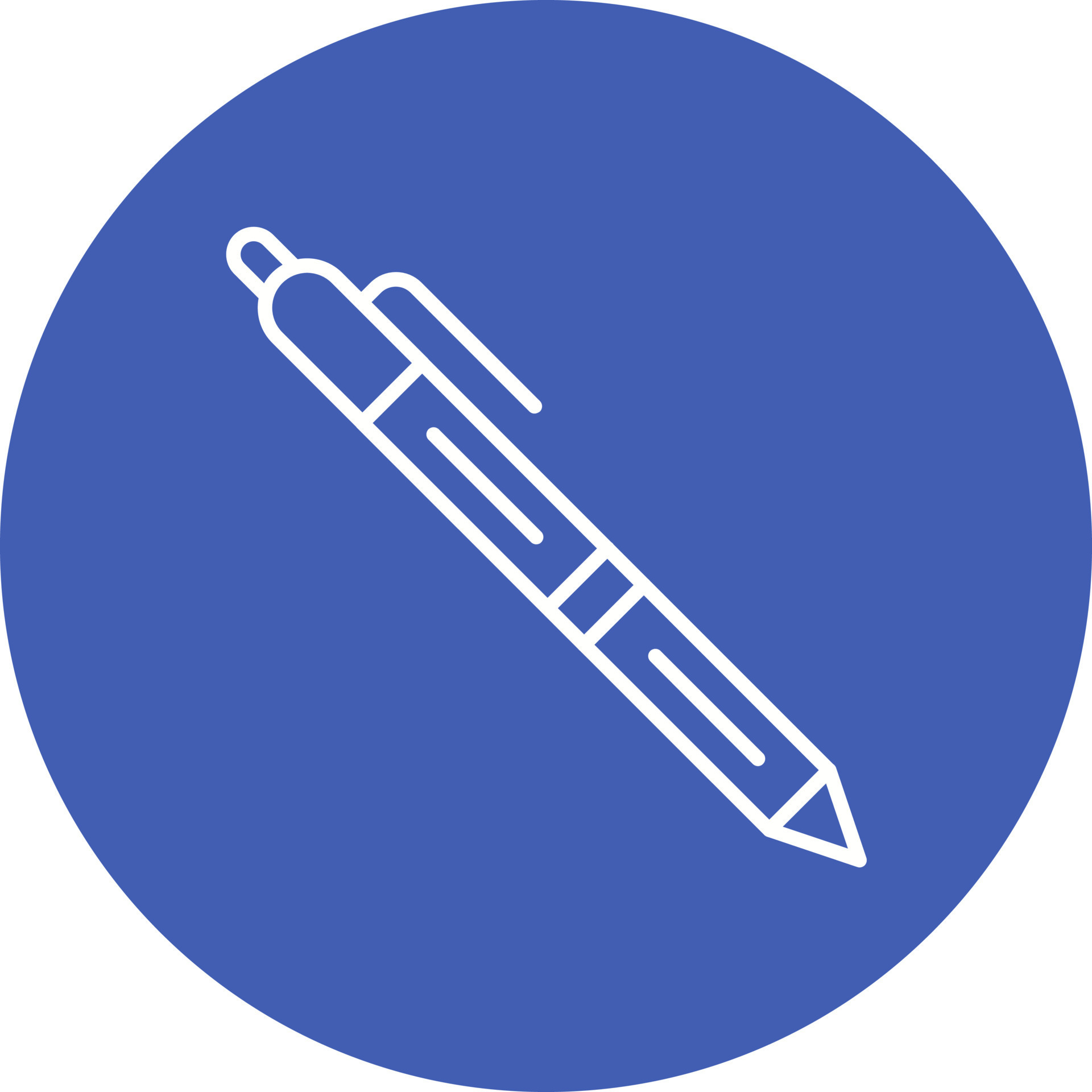 Pen Line Circle Background Icon 8905397 Vector Art at Vecteezy