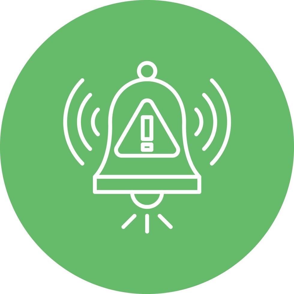 Warning Alarm Line Circle Background Icon 8905651 Vector Art at Vecteezy