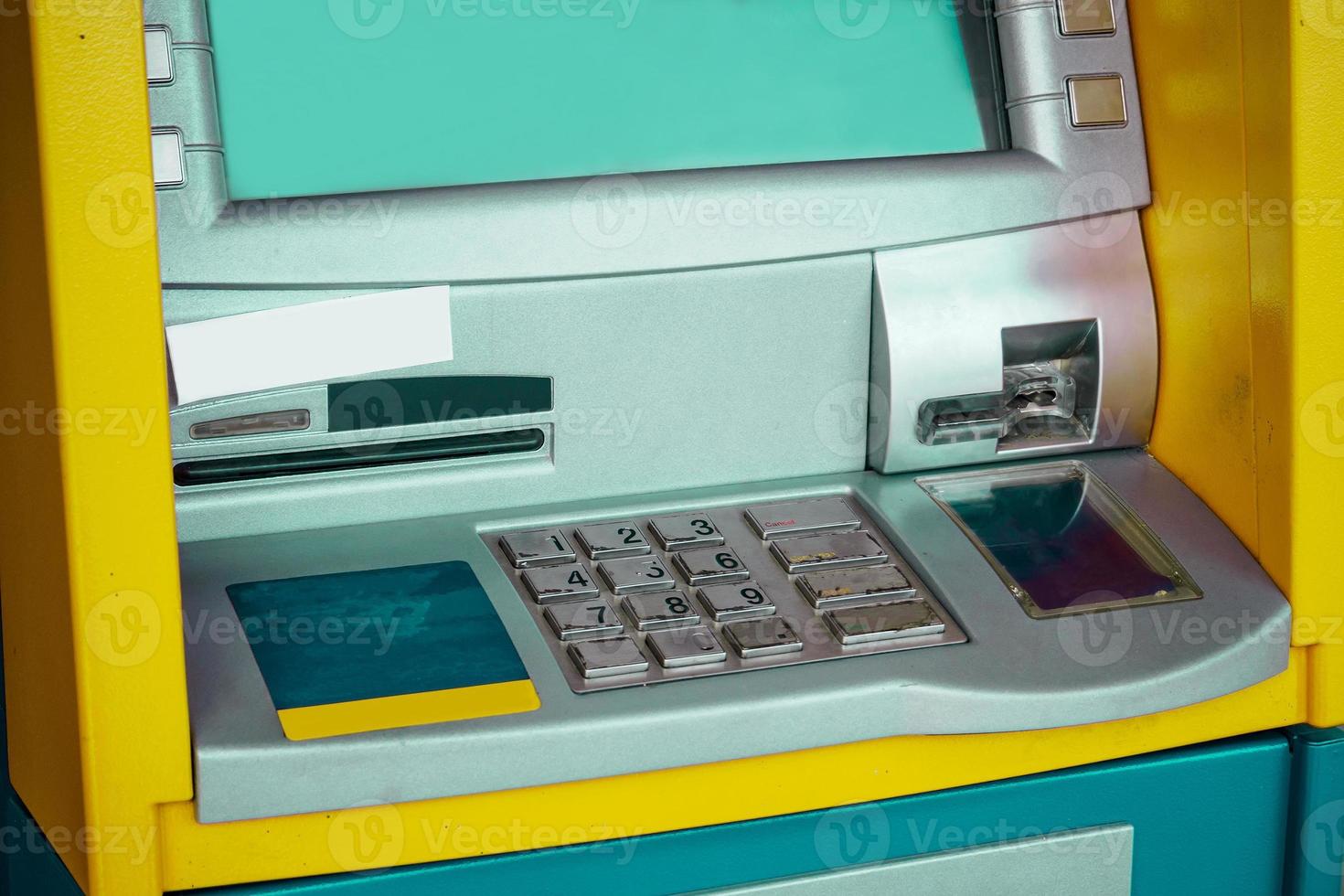 atm machine close up photo