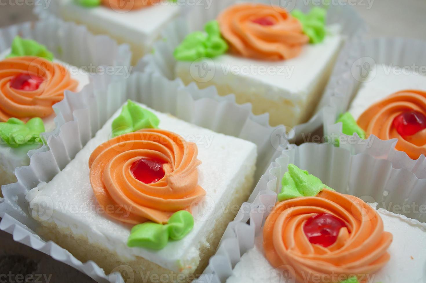 colorful cakes close up photo