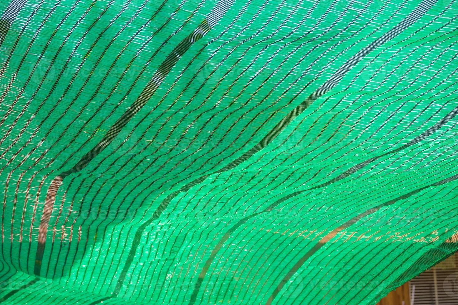 Green Shading Net protect sun light photo