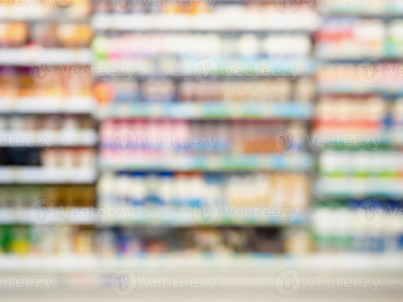 Abstract blurred supermarket photo