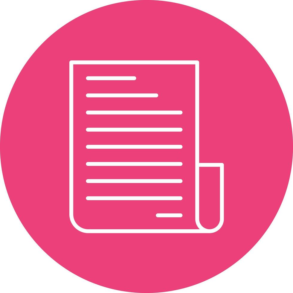 Paper Line Circle Background Icon vector