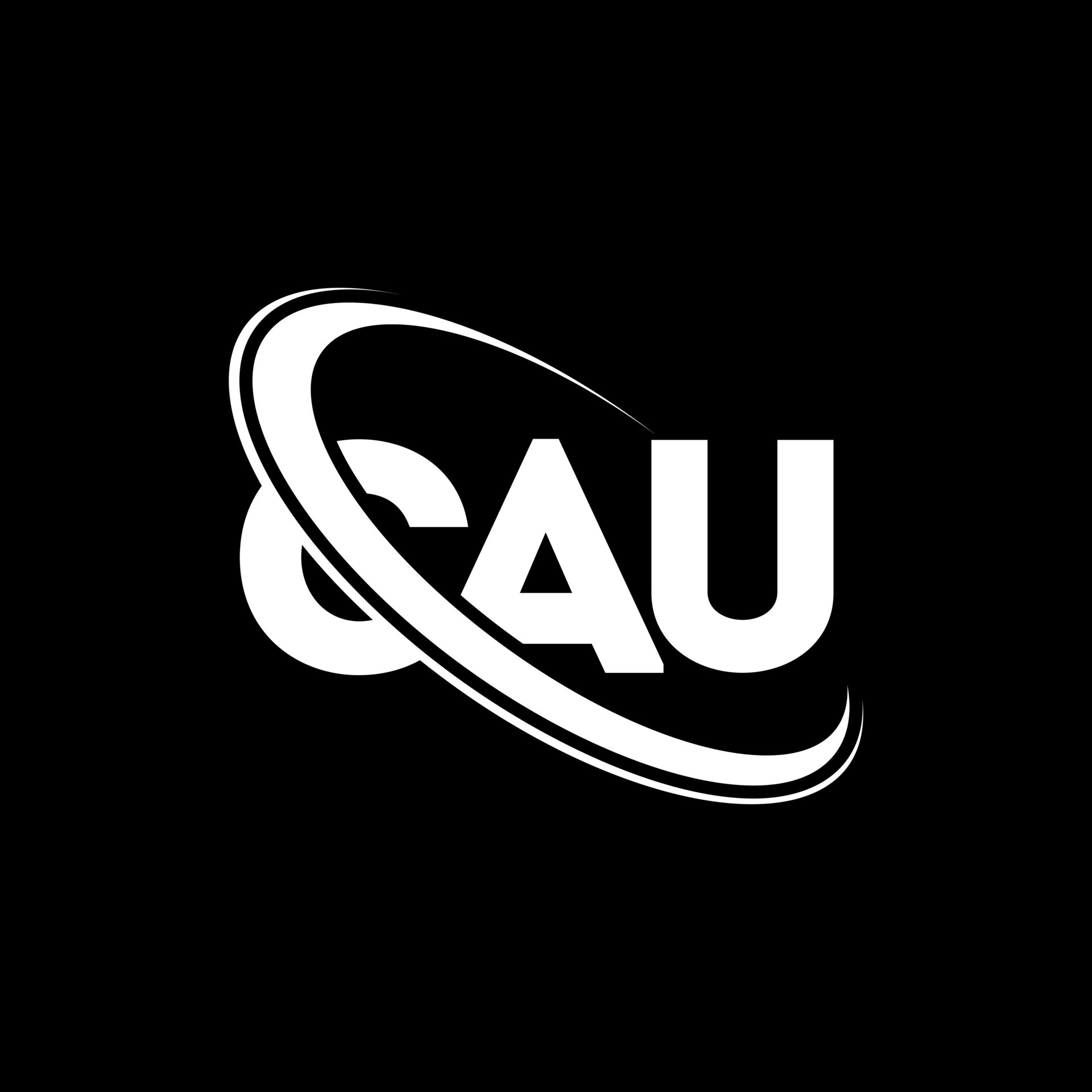 CAU logo. CAU letter. CAU letter logo design. Initials CAU logo linked ...