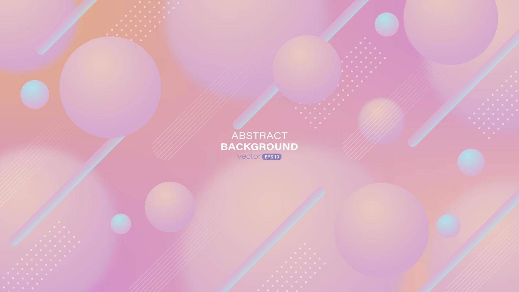 Abstract pink gradient background design vector