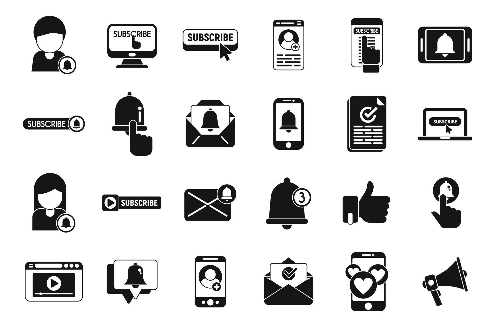Subscribe Icons Set Simple Vector Button Arrow 8910360 Vector Art At Subscribe Icons Set Simple Vector Button Arrow 8910360 Vector Art At