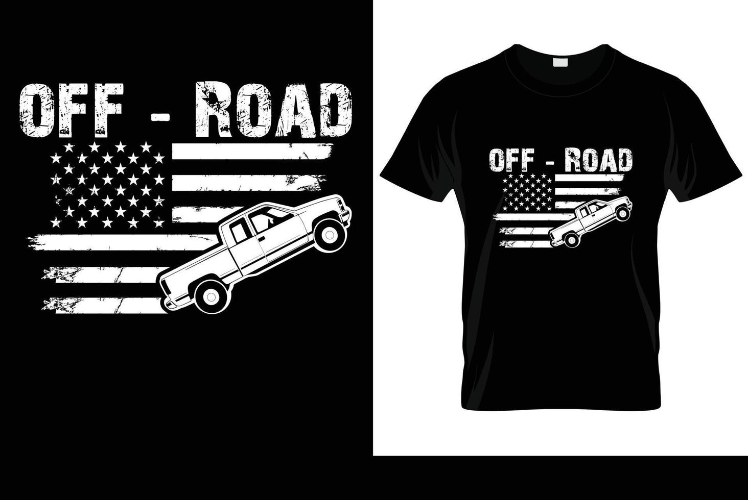american flag off road tshirt design 8910650 Vector Art at Vecteezy