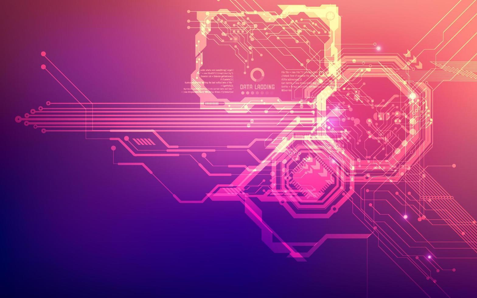 vivid background tech vector
