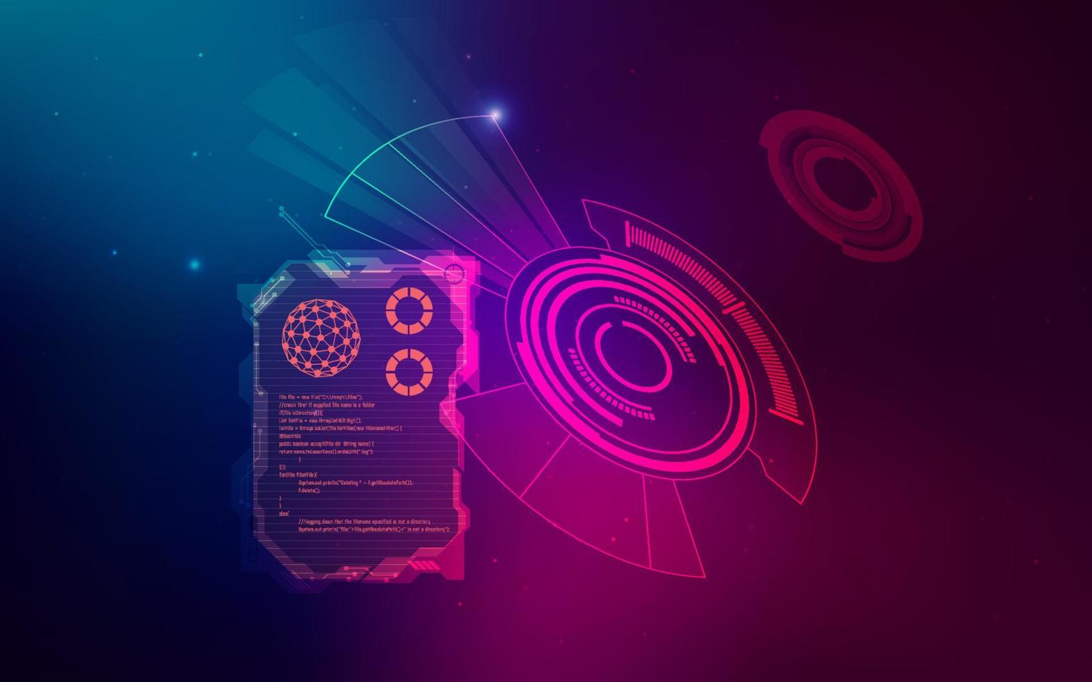 outer space background vector