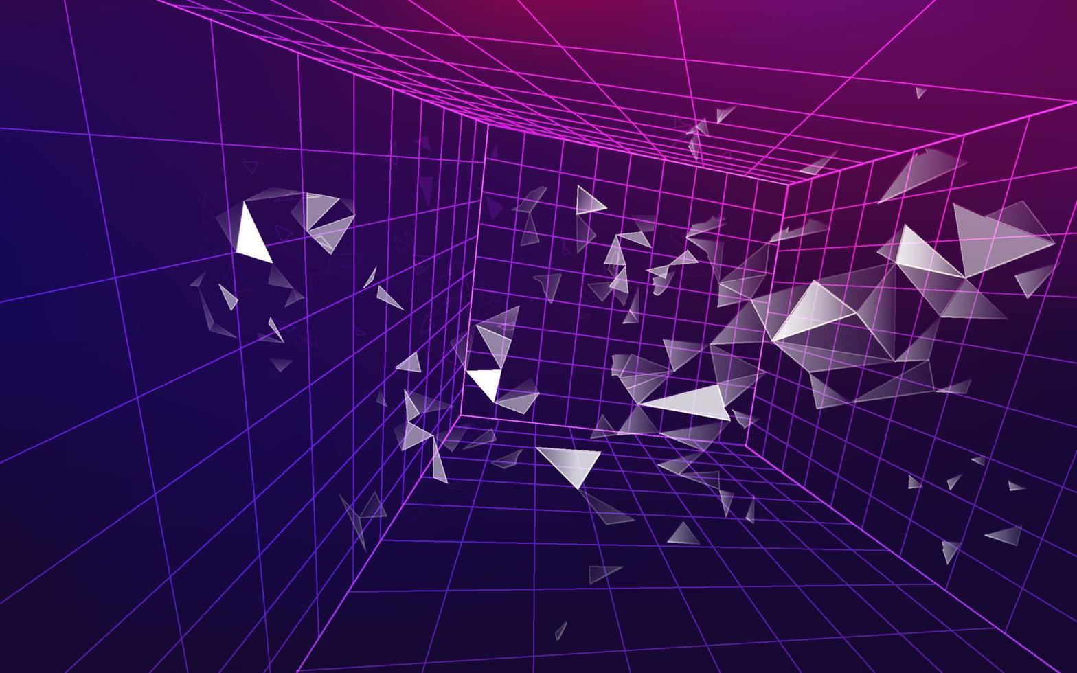 purple dimension theme vector