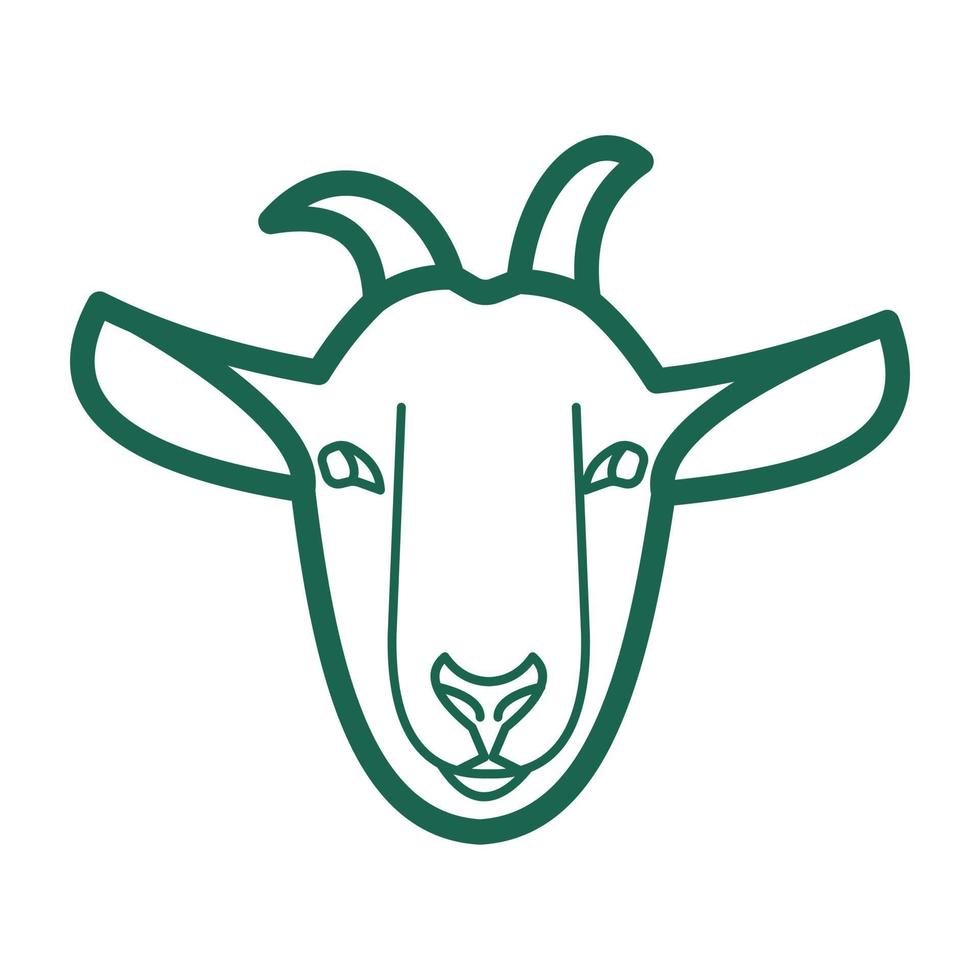 goat illustration vector, suitable for sacrifice vector