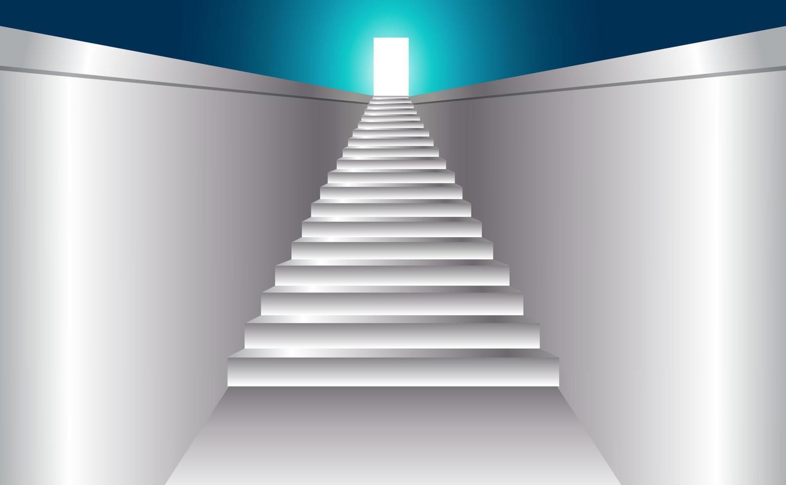 Stair background image, Vector illustration