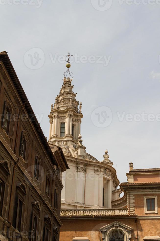 Roma, Italia. detalles arquitectónicos típicos de la ciudad vieja foto