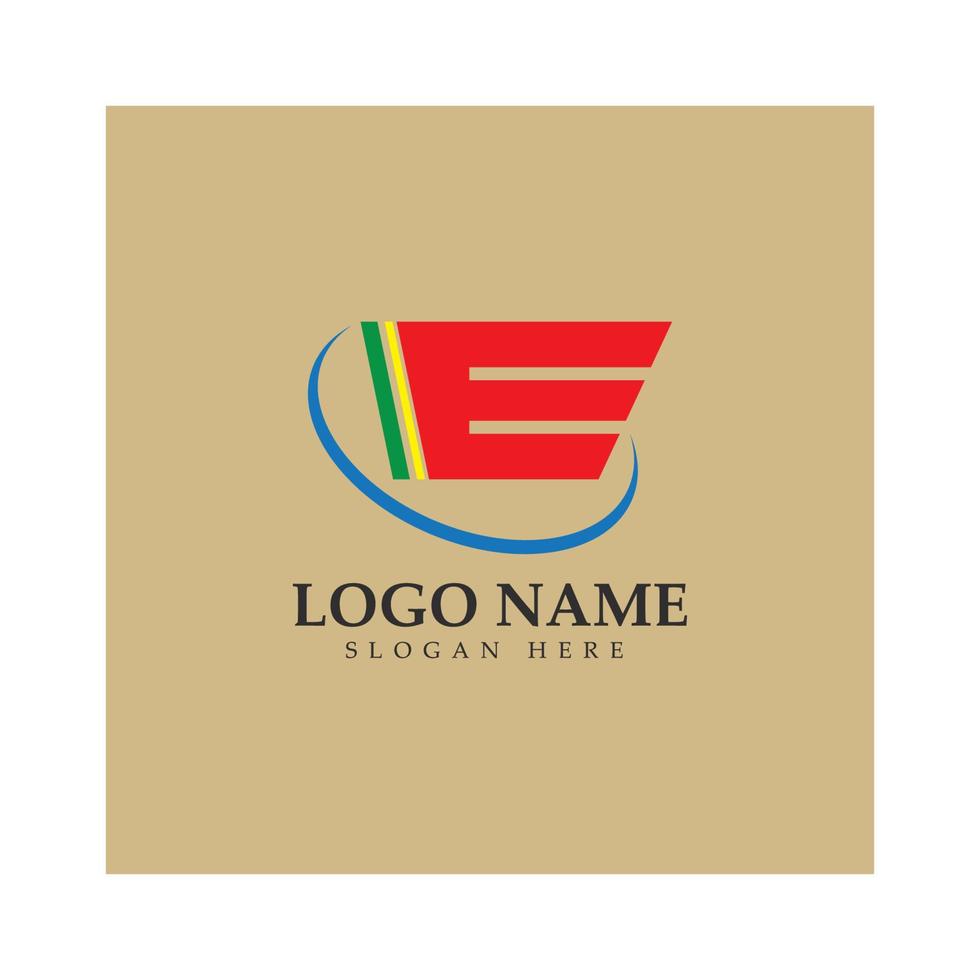 e-commerce logo and online shop logo design with modern concept vector