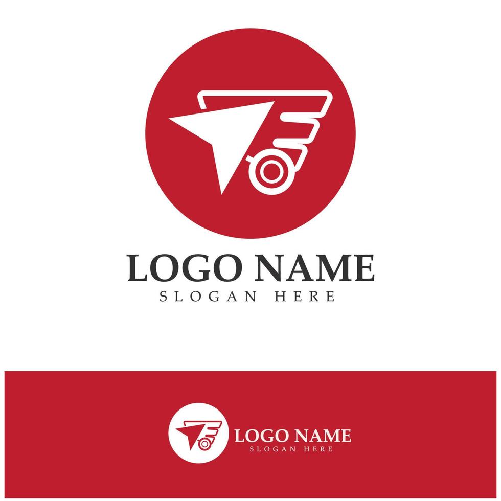 e-commerce logo and online shop logo design with modern concept vector
