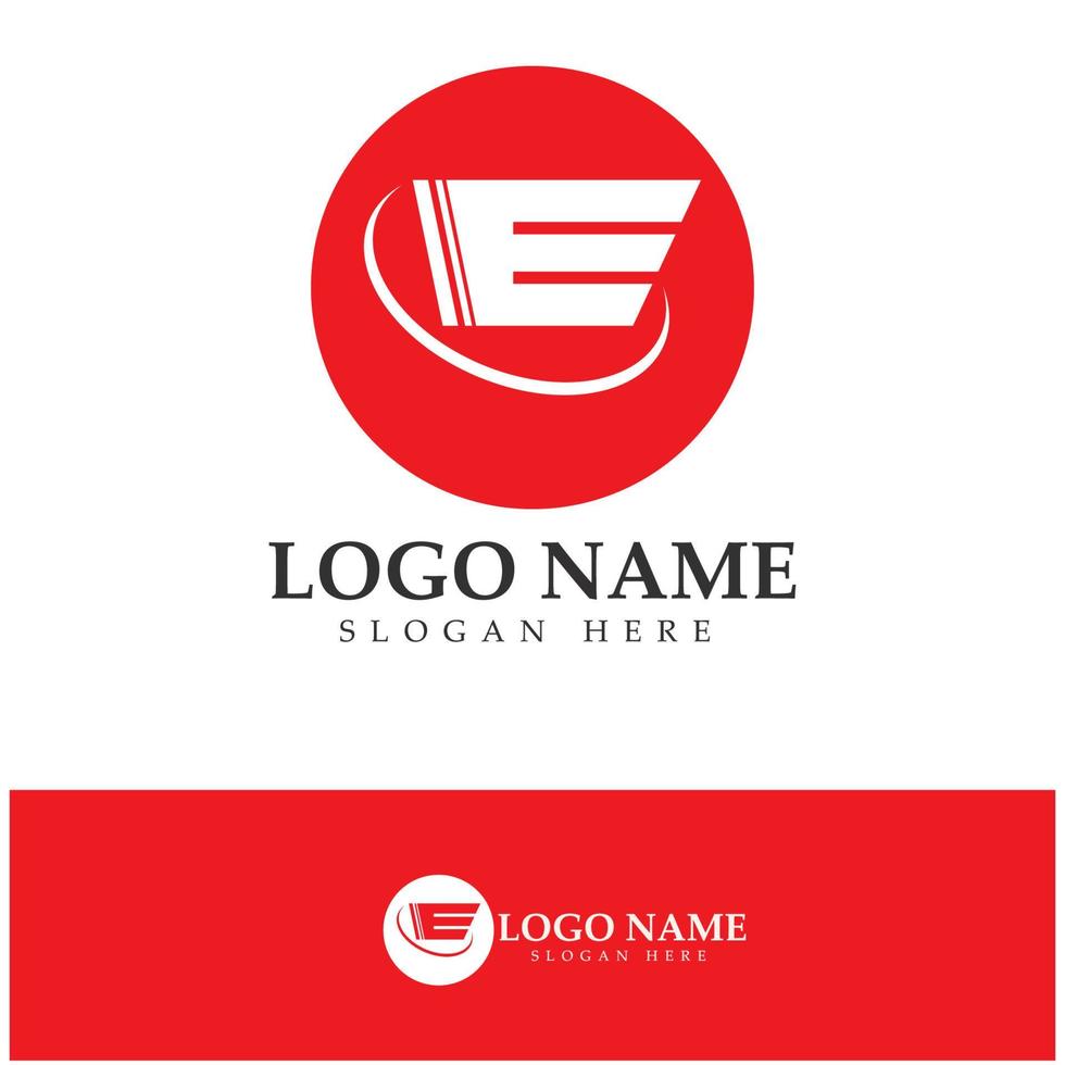 e-commerce logo and online shop logo design with modern concept vector