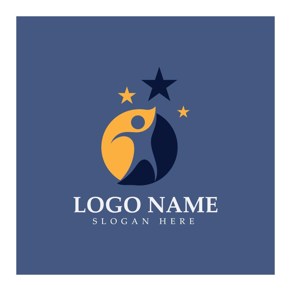 Star icon Template logo vector