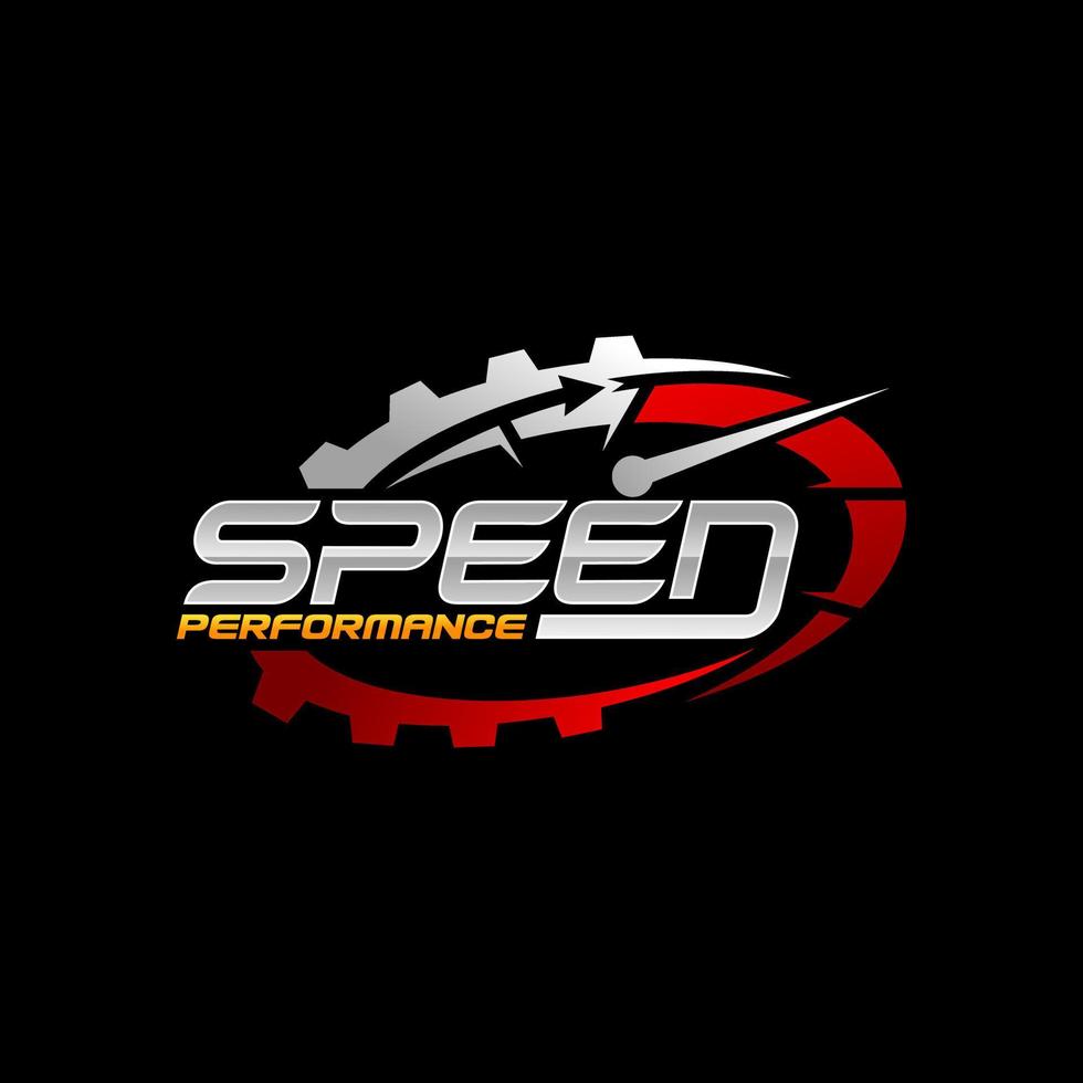 Speed Logo Design Vector illustration