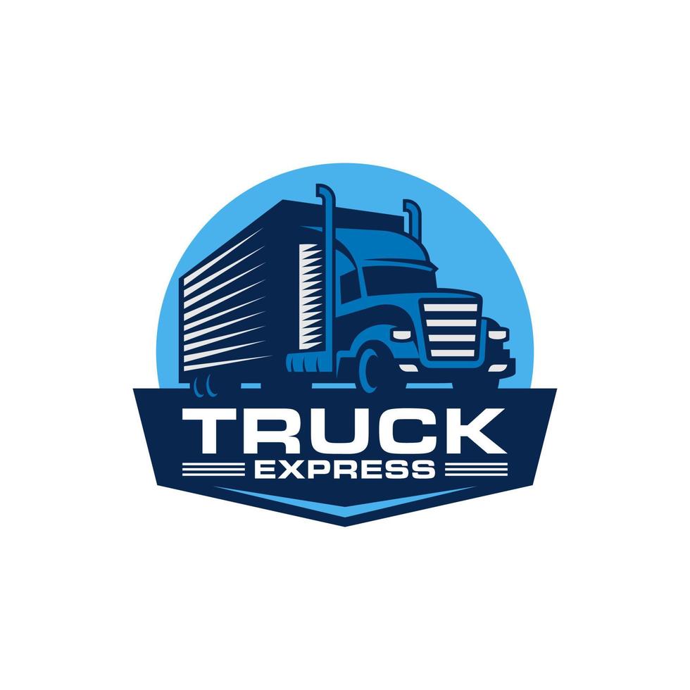 Truck Transportation Logo Vector Template