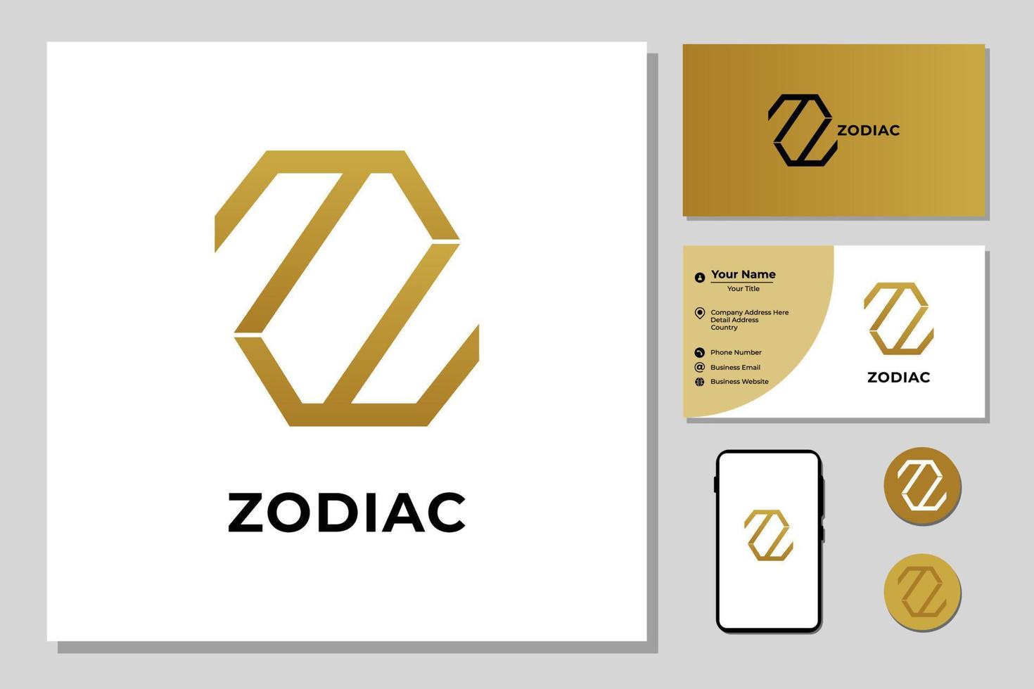 Letter Z logo abstract vector