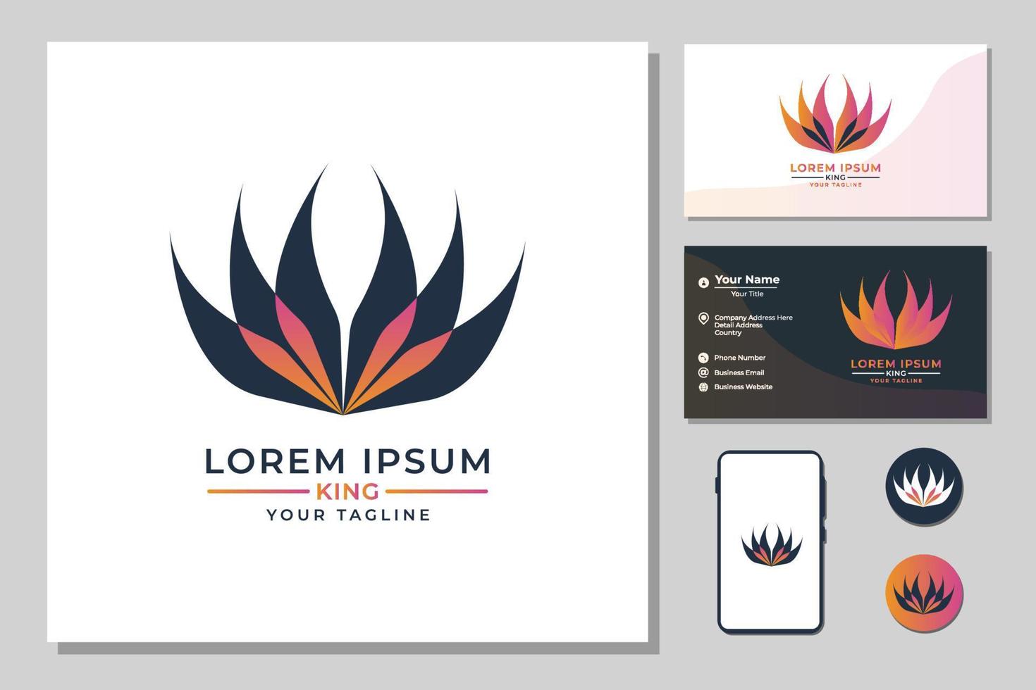 Crown Logo Vector Template