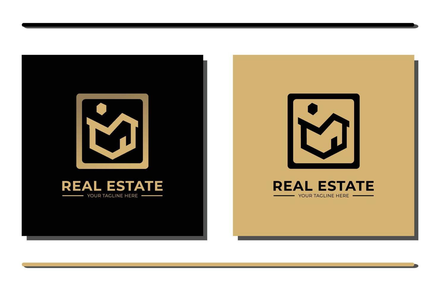 Real estate home building clip art logo design vector