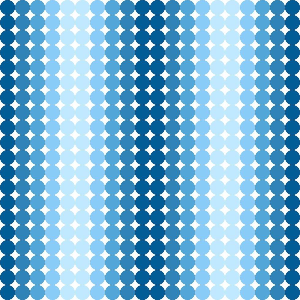 Illustrator vector of seamless gradient blue tone of circle in a line