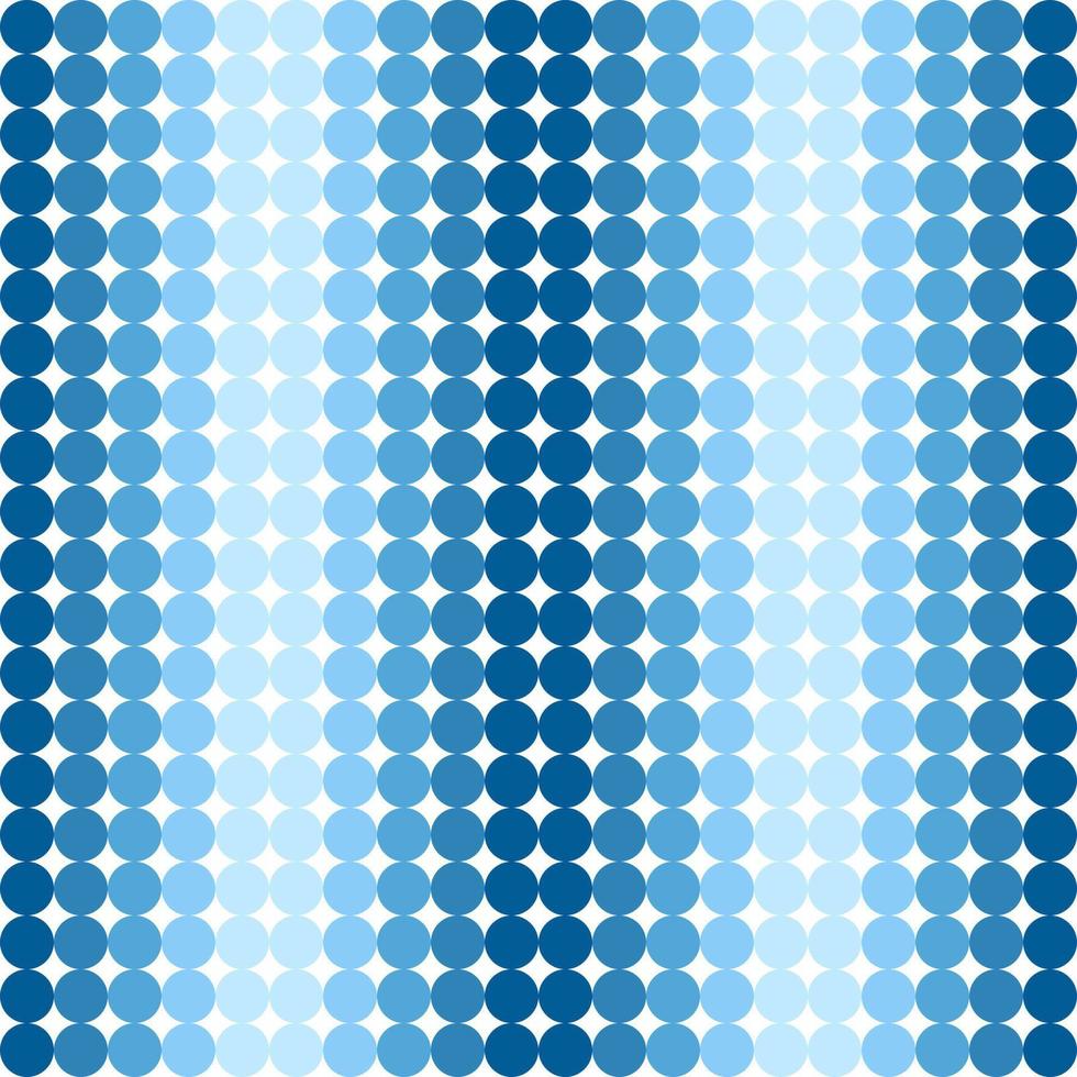 Illustrator vector of seamless gradient blue tone of circle in a line