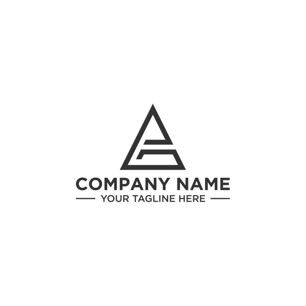AG, G, and A Initial Logo Sign Design vector