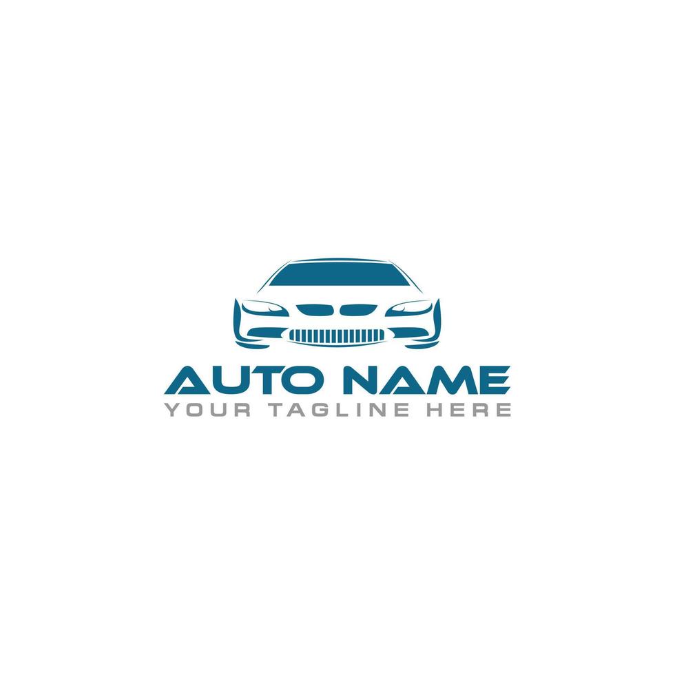 diseño de letrero de logotipo automático de automóvil vector