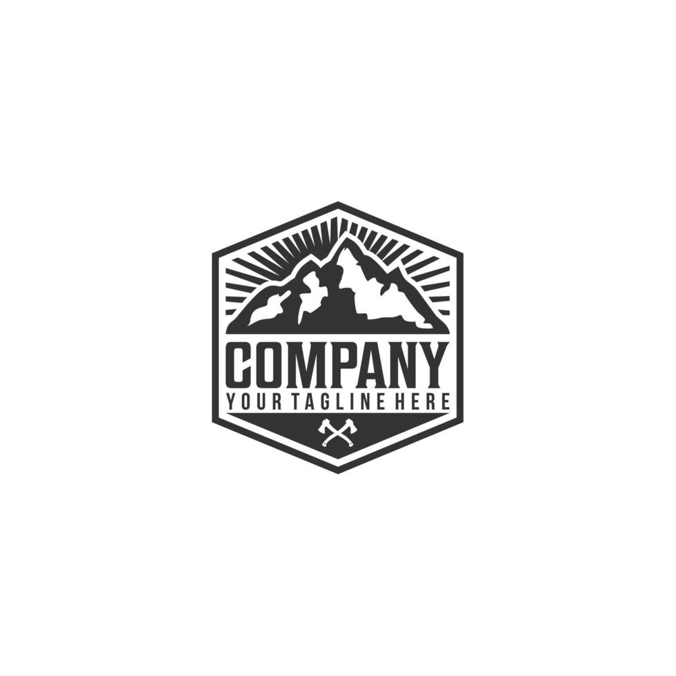 Mountain and Adventure Logo Sign Design vector