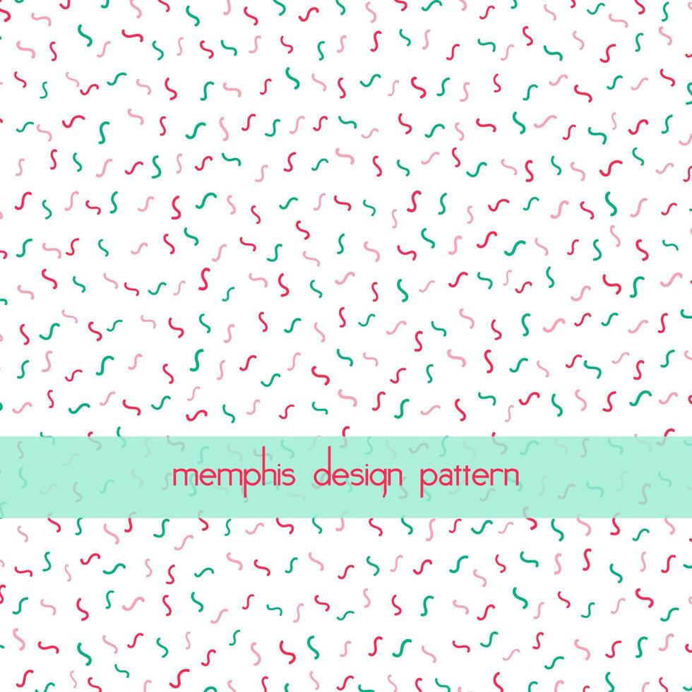 Abstract geometric pattern in memphis style. It can be used in printing, website backdrop. vector