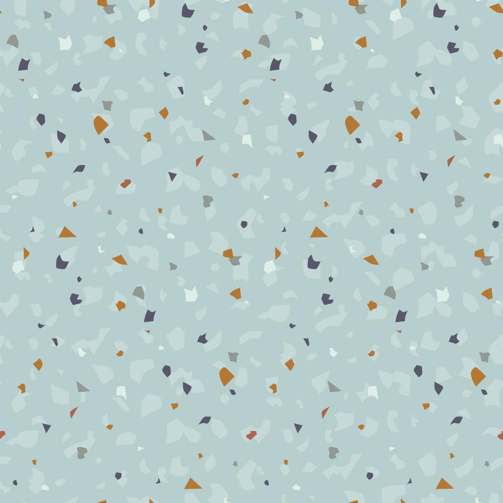 Seamless pattern in terrazzo style. Vector background. Modern texture for wallpaper, backdrop, fabric, etc.