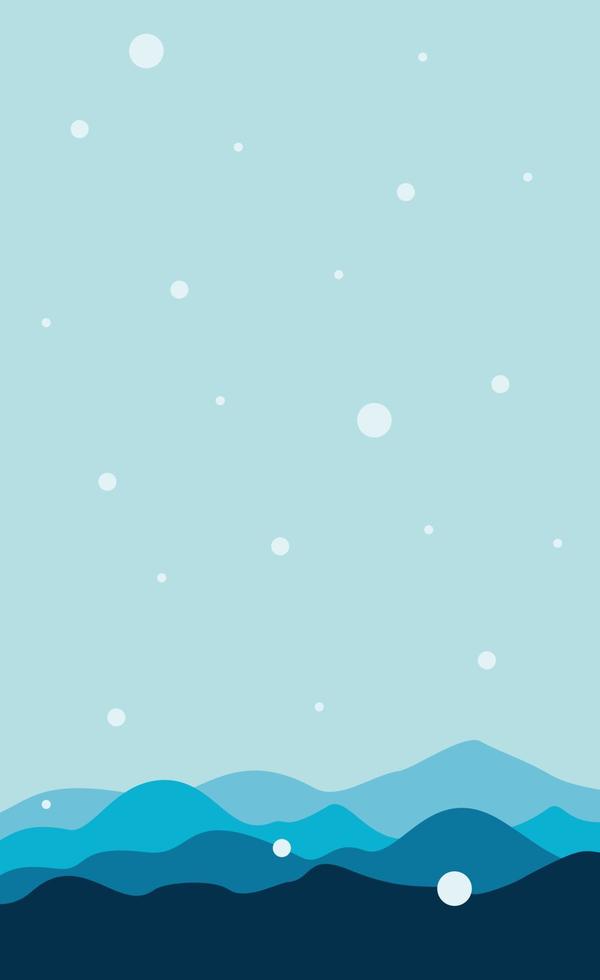 winter atmosphere background illustration vector
