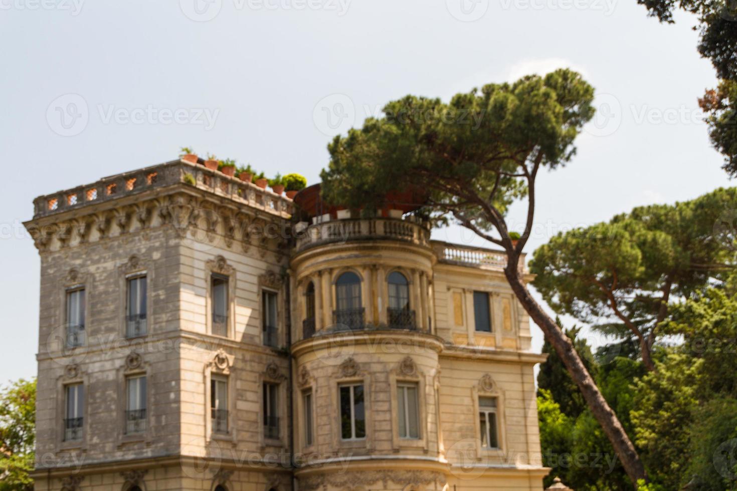 Rome, Italy. Typical architectural details of the old city photo