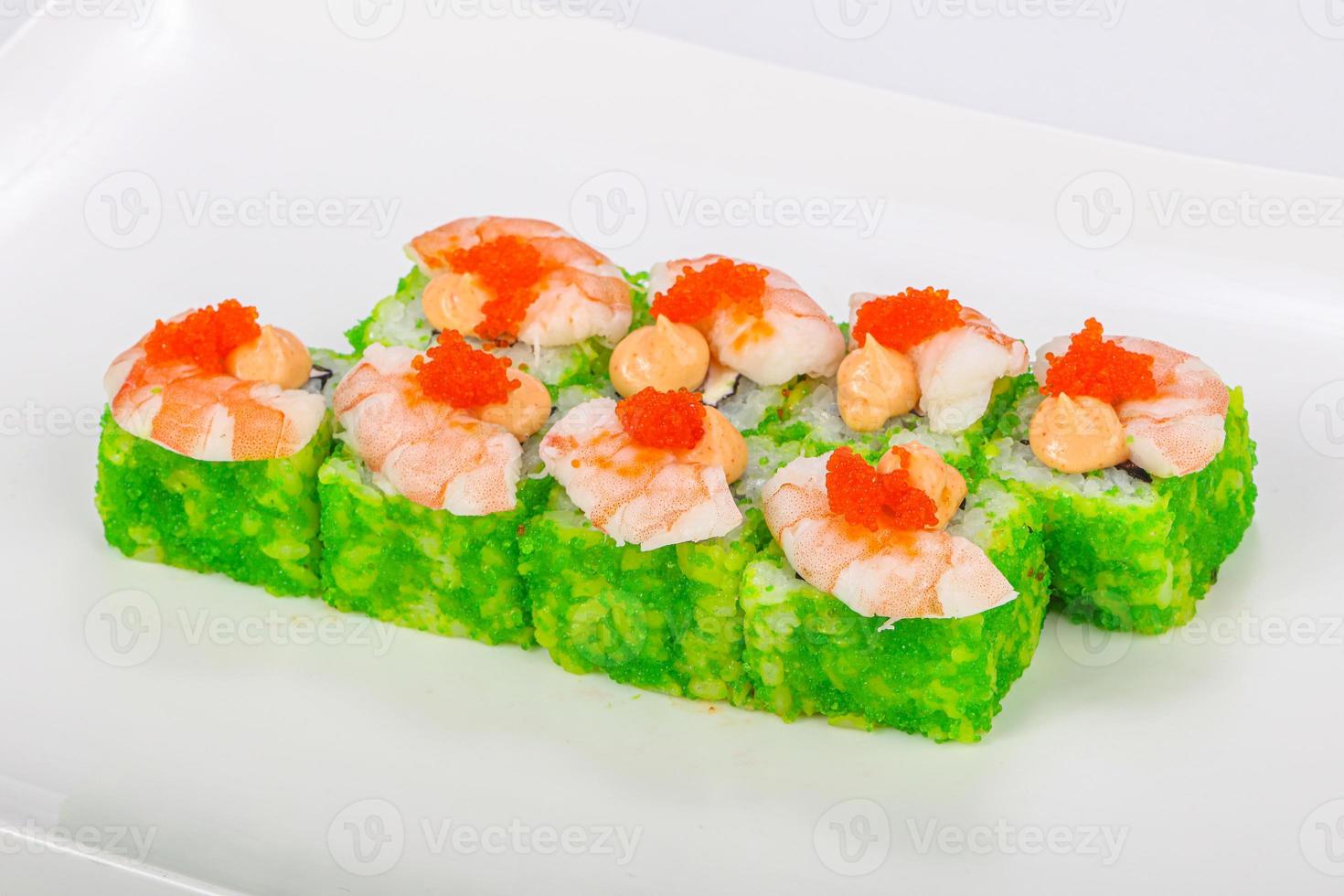 California roll with prawn and cheese photo