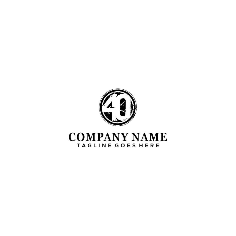 40 logo icon flat and vector design template.