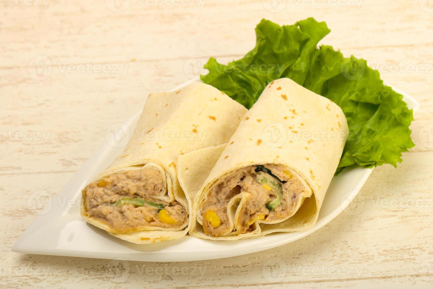 Tuna bread roll photo