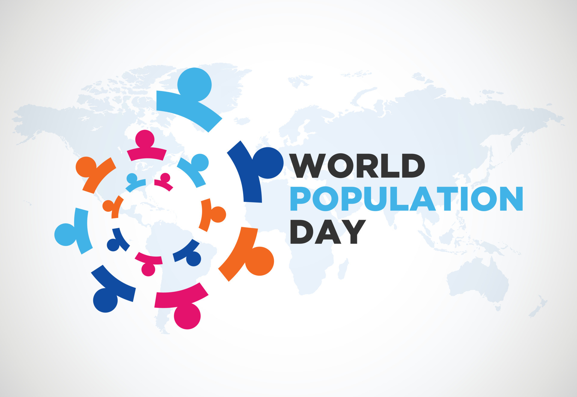 World Population Day July 11. Holiday concept. Background template