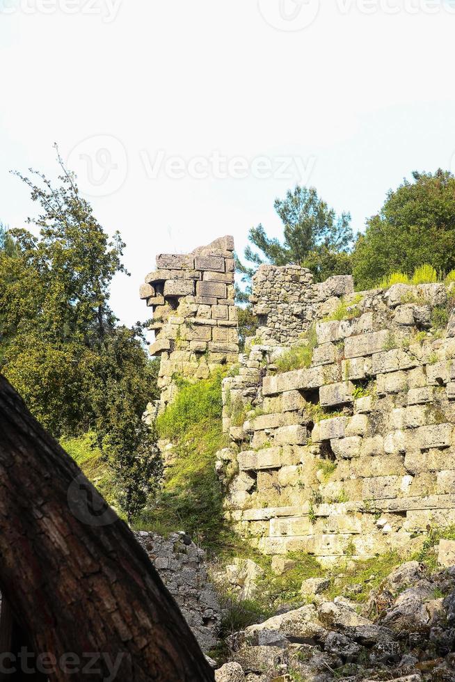 Phaselis ruins in Turkey photo