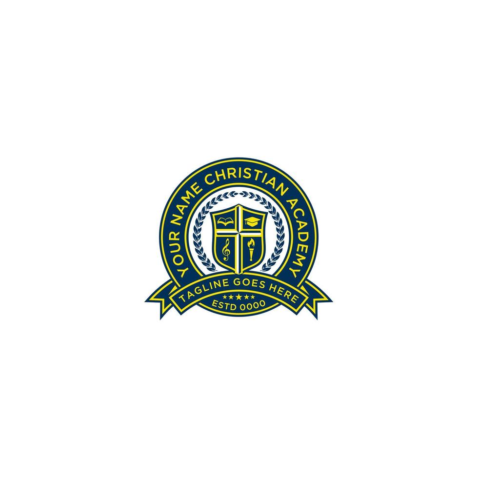 University education logo design . vector