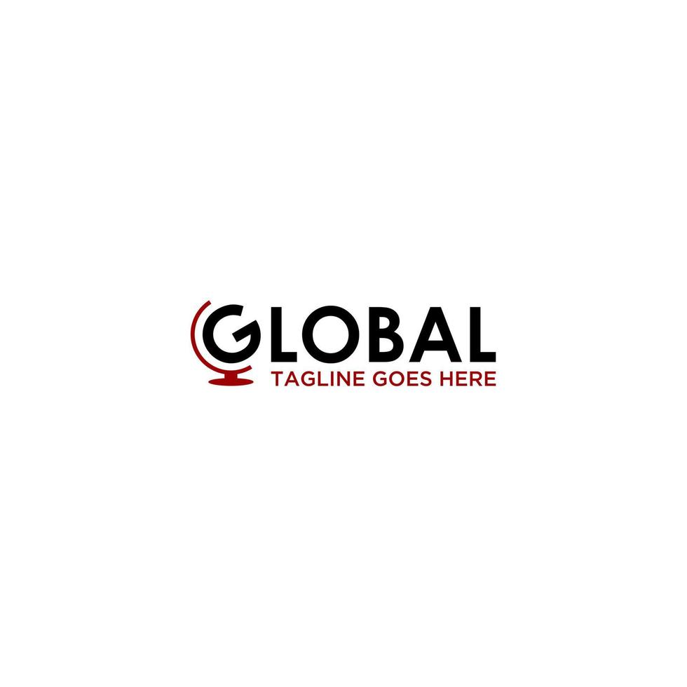 World or global logo design template vector