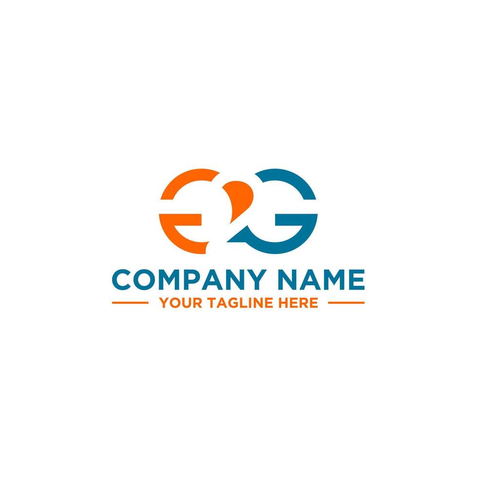 G 2 G Initial Logo Design for Your Company vector