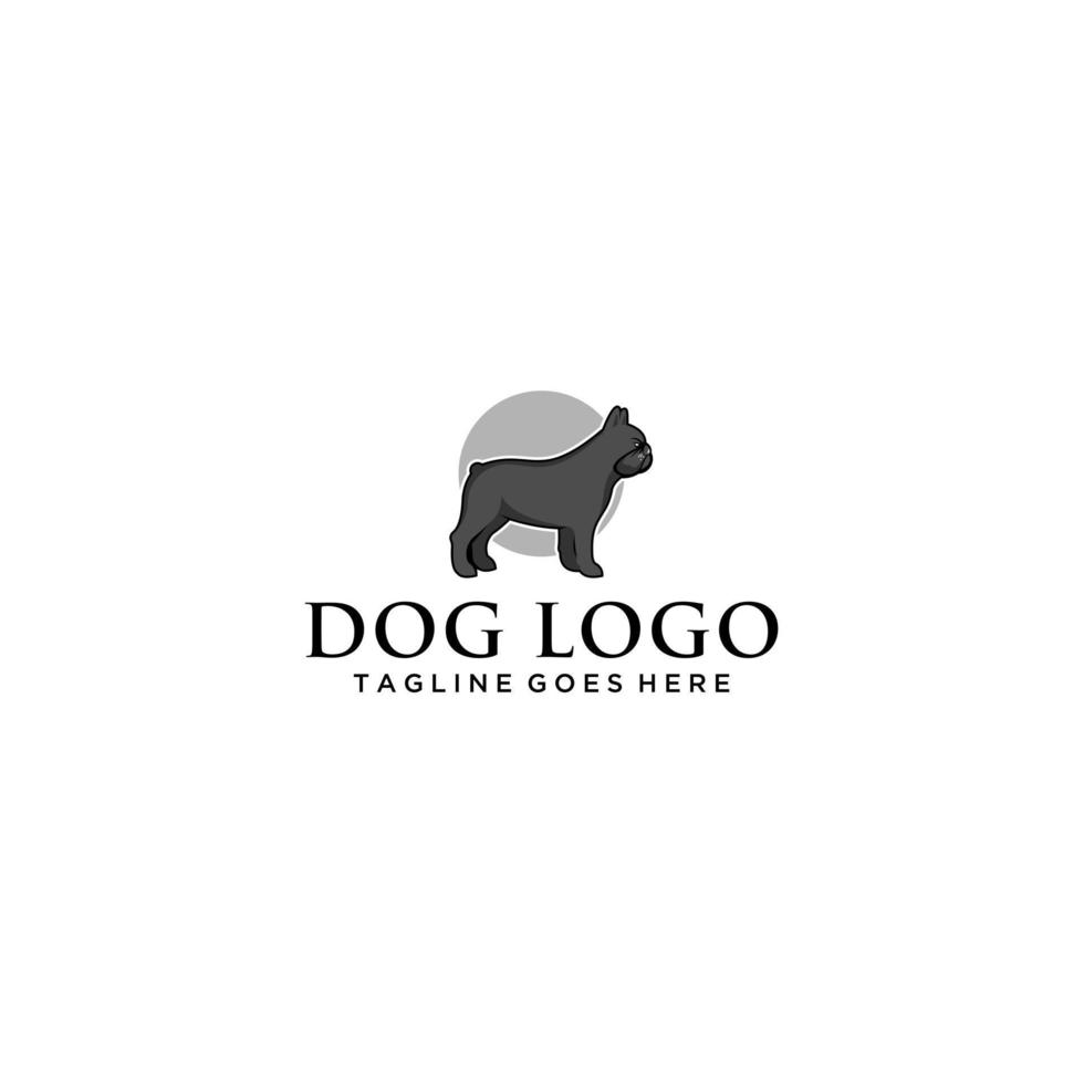 bulldog francés - ilustración vectorial aislada vector