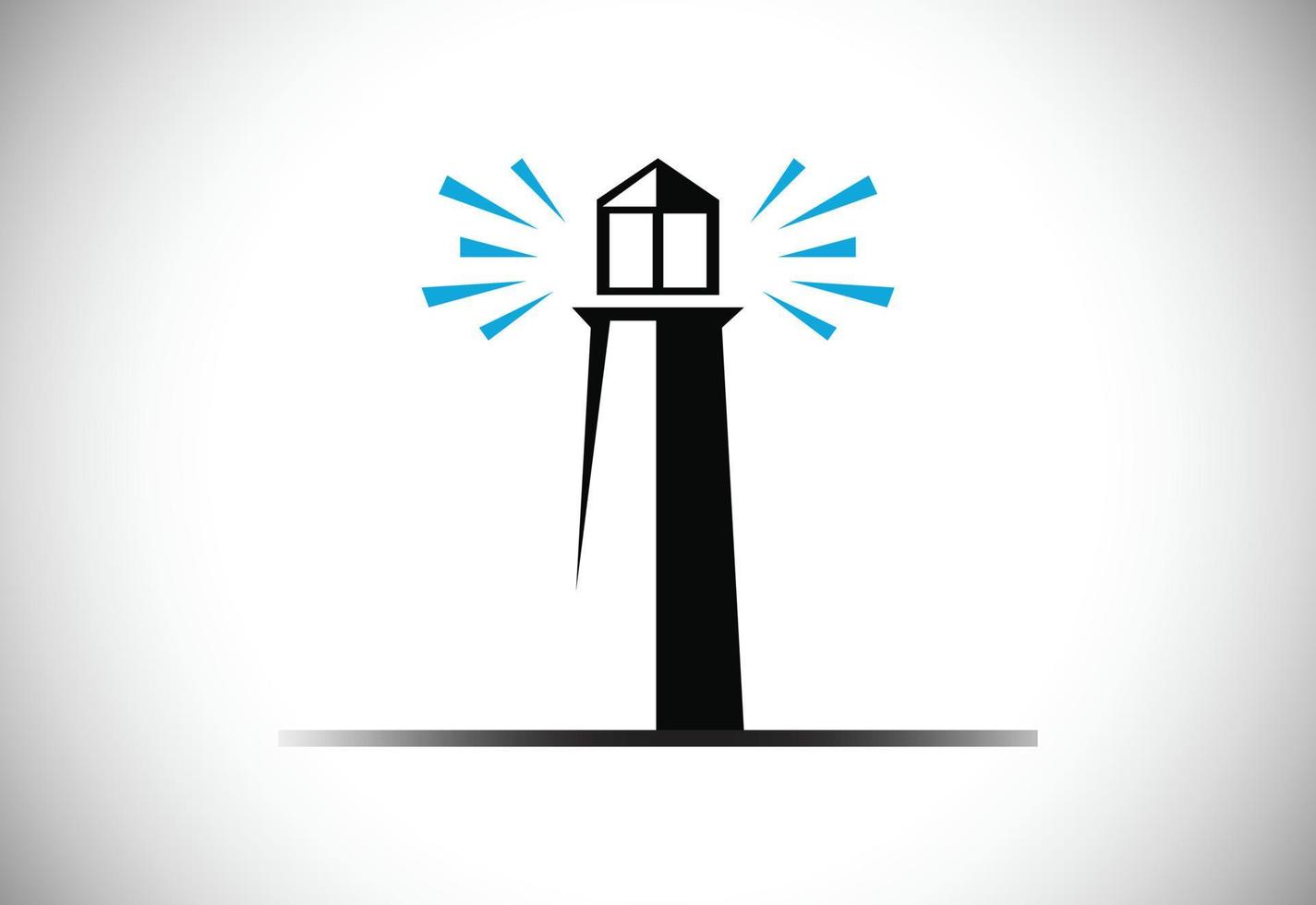 Modern professional lighthouse logo emblem. Harbor logo, Lighthouse Logo design vector